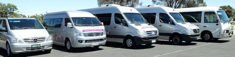 Hunter Wine Tour Fleet